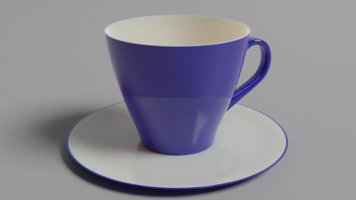 Coffee cup and saucer preview image